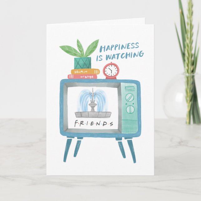 Tarjeta La felicidad es ver a los AMIGOS™ (Anverso)