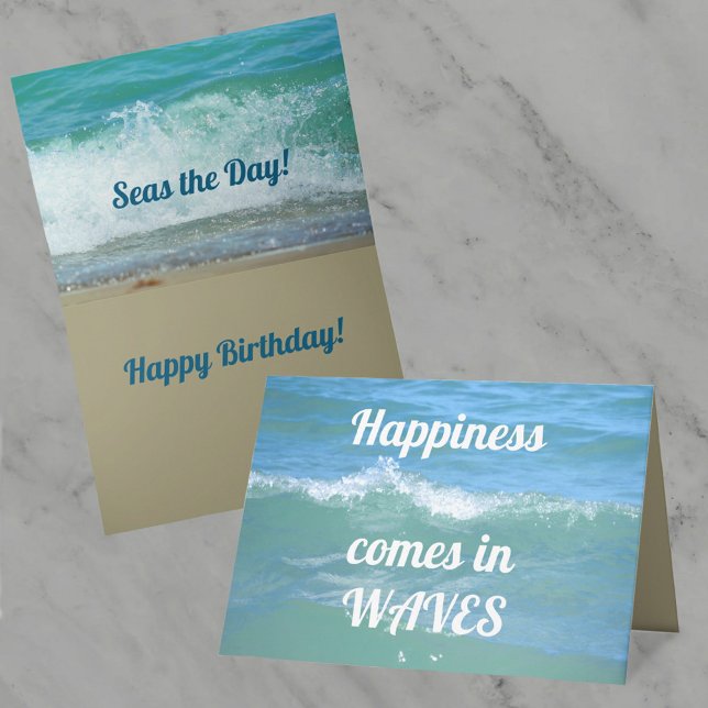 Tarjeta La felicidad llega en Waves SEAS el día (Subido por el creador)