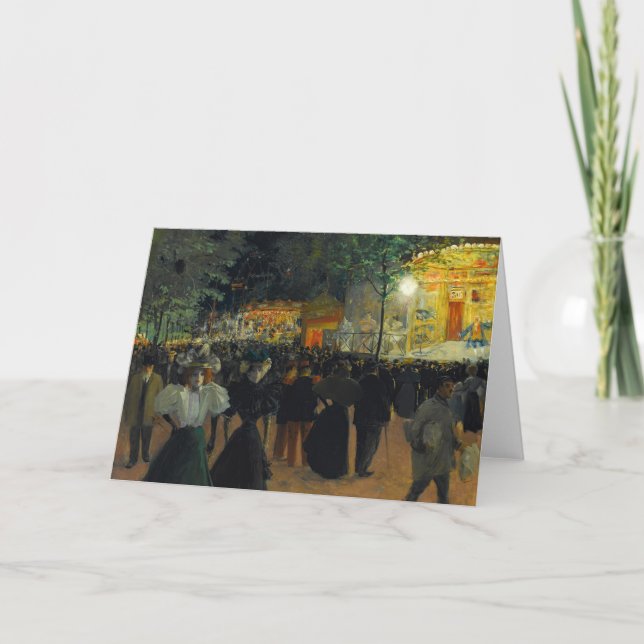 Tarjeta La fête Foraine | Louis Abel-Truchet (Anverso)