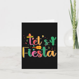 Tarjeta La Fiesta Cinco De Mayo Familiar Fiesta Mexicana
