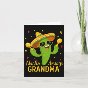 Tarjeta La fiesta de Cinco De Mayo de la abuela no promedi