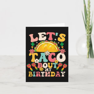 Tarjeta La Fiesta mexicana Cinco de Mayo, taco por mi herm