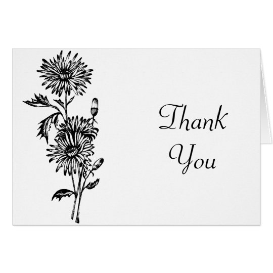 Tarjeta La flor le agradece cardar