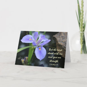 Tarjeta La Flora Se Entra Bien; La escritura verse sobre l