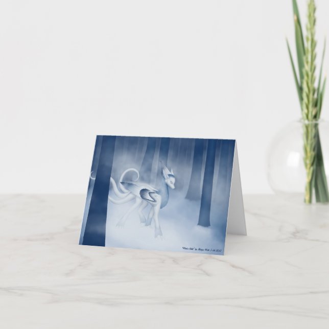 Tarjeta La "frialdad del invierno" por Kaiya mana - (Anverso)