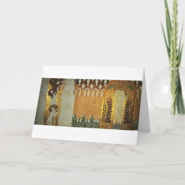 Tarjeta La frisa de Beethoven: El deseo de la felicidad (Anverso)