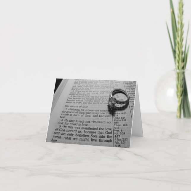 Tarjeta La fuente de amor de Notecard (Anverso)
