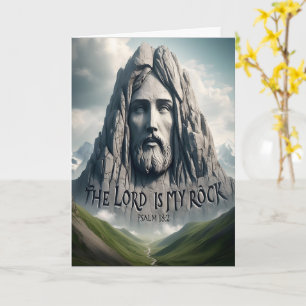Tarjeta La fuerza de mi salvación El Señor es mi piedra