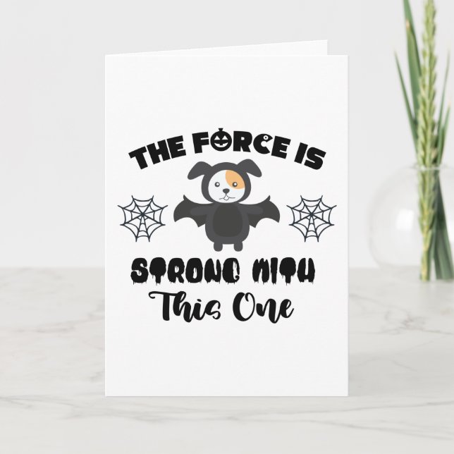Tarjeta La fuerza es fuerte con esta (Anverso)