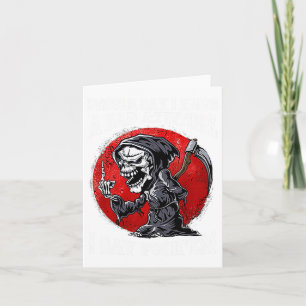 Tarjeta La gente dice que tengo una mala actitud que les d