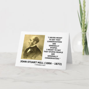 Tarjeta La gente estúpida es generalmente cita