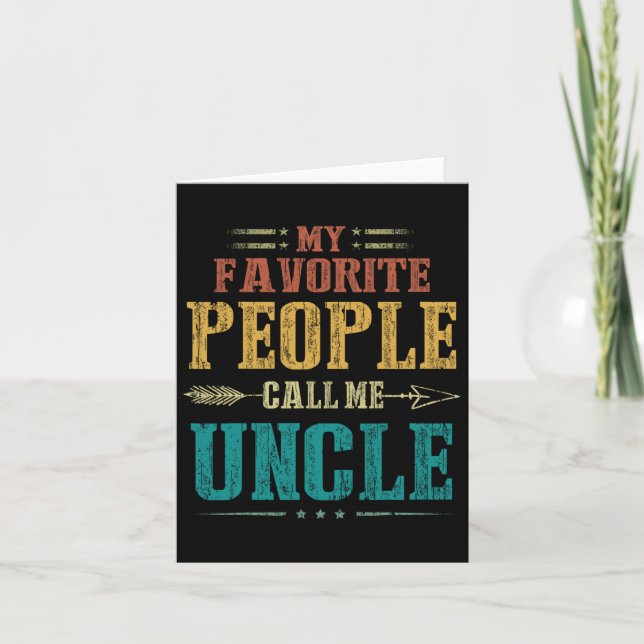 Tarjeta La gente favorita me llama Día de los Padres Funny (Anverso)