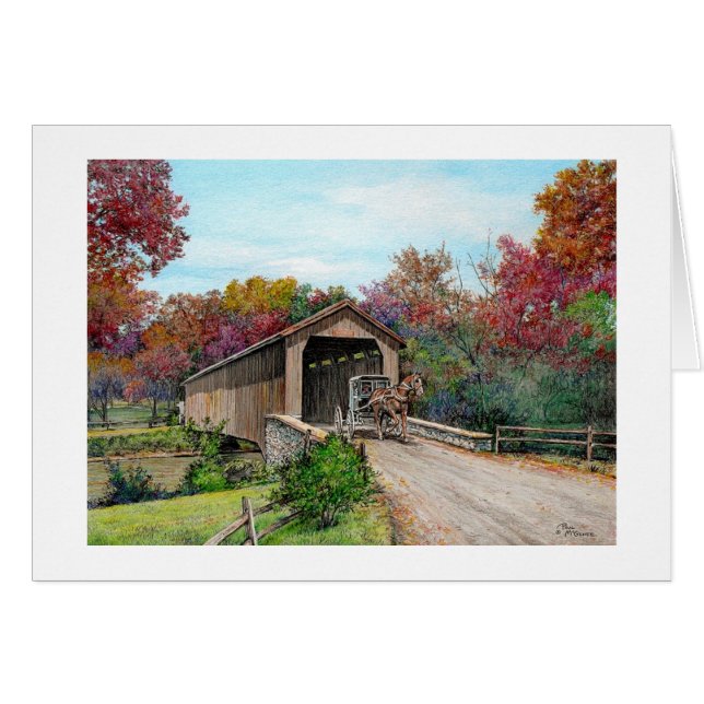 Tarjeta "La Gloria del Otoño" de Paul McGehee (Anverso (Horizontal))