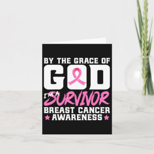 Tarjeta La gracia Dios, soy un sobreviviente de cáncer de