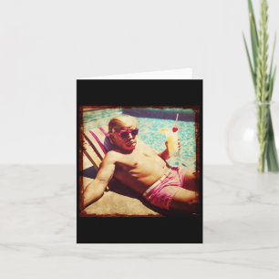 Tarjeta La graciosa camiseta de Pina Colada Donald Trump 2