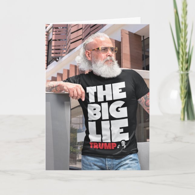 Tarjeta ¡La gran mentira! (Anverso)