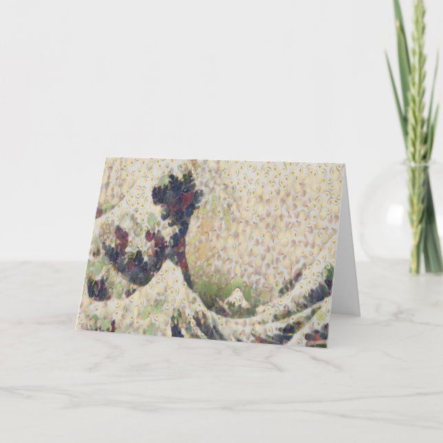 Tarjeta La Gran Ola De Honeydew Melon Bella Artes Spoof (Anverso)