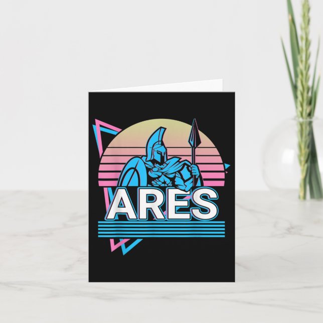Tarjeta La guerra de Dios griega (Anverso)