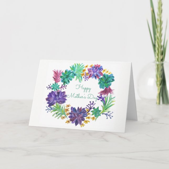 Tarjeta La guerra del día de la madre (Anverso)