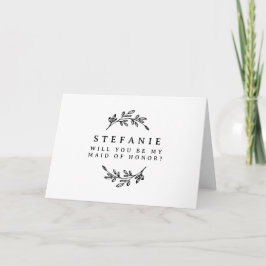 Tarjeta La guerrera del follaje negro será mi empleada de 