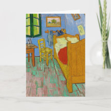 La habitación 1889 por Vincent Van Gogh Card