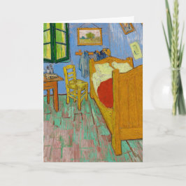 Tarjeta La habitación 1889 por Vincent Van Gogh Card