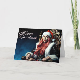 Tarjeta La hermana más caliente de Santa - Feliz Navidad 0