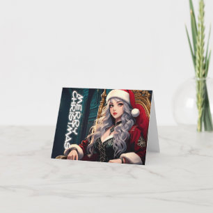 Tarjeta La hermana más caliente de Santa - Feliz Navidad 0