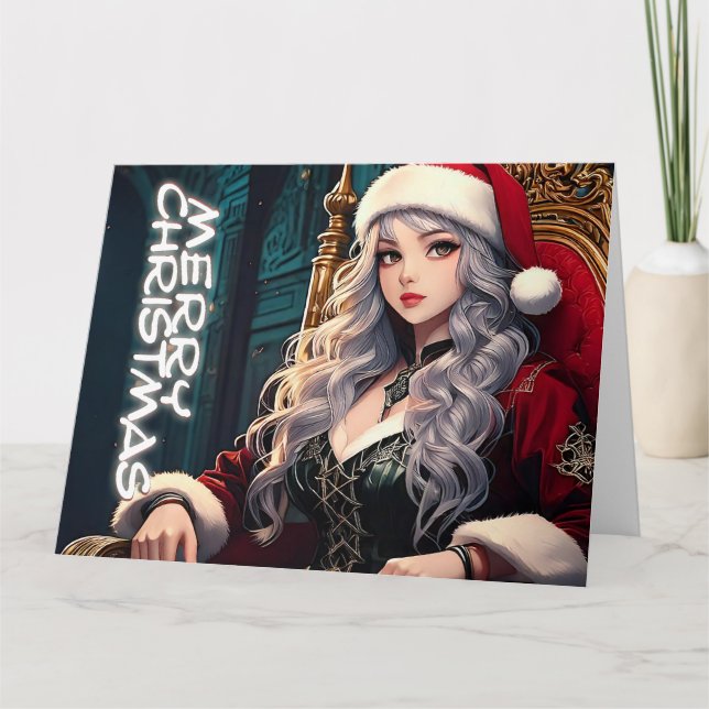 Tarjeta La hermana más sexy de Santa María - Feliz Navidad (Anverso)