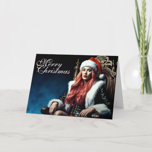 Tarjeta La hermana más sexy de Santa María - Feliz Navidad (Anverso)