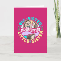 La hermana media es una hermana grande y pequeña