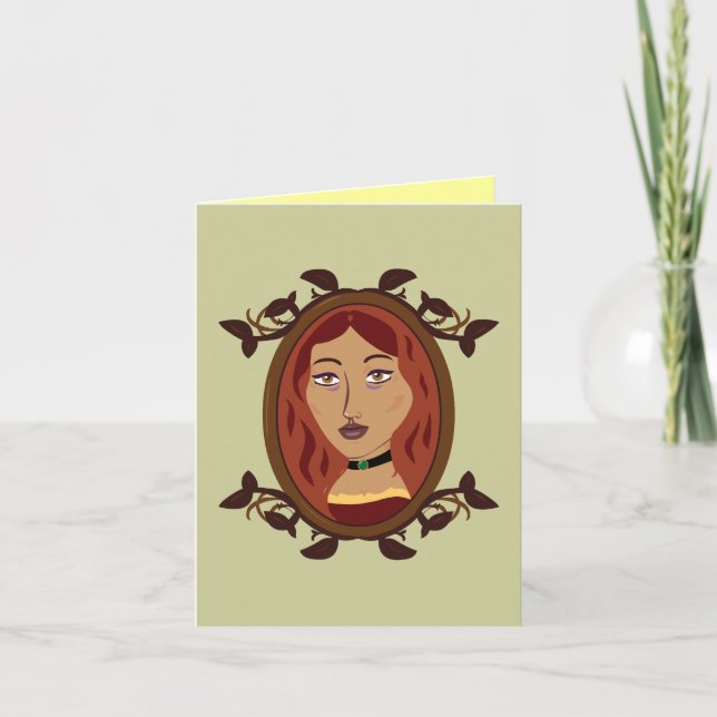 Tarjeta La hija Notecards del Bowyer (Anverso)