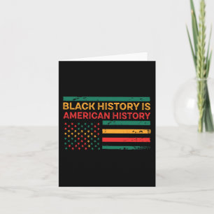 Tarjeta La Historia Negra Es Historia Estadounidense - His