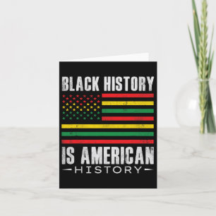 Tarjeta La historia negra es norteamericana, por cierto, a