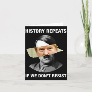 Tarjeta La historia se repite si no resistimos