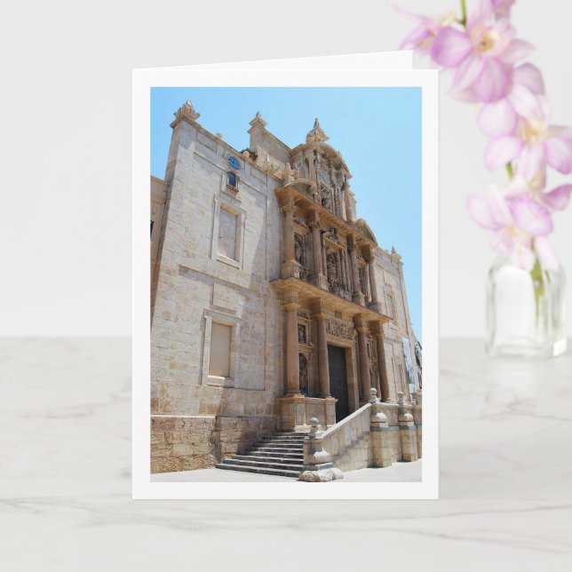 Tarjeta La Iglesia de la Asunción de Nuestra Señora, Lliri (Orquídea)