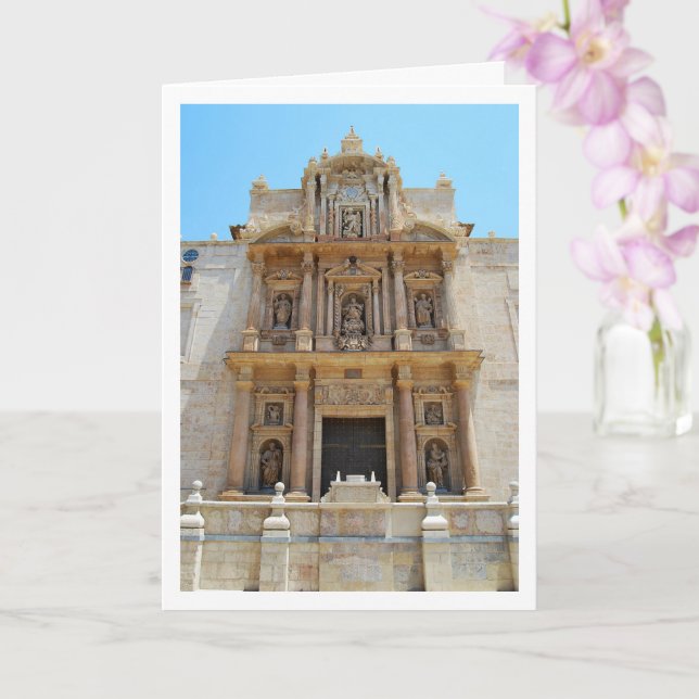 Tarjeta La Iglesia de la Asunción de Nuestra Señora, Lliri (Orquídea)