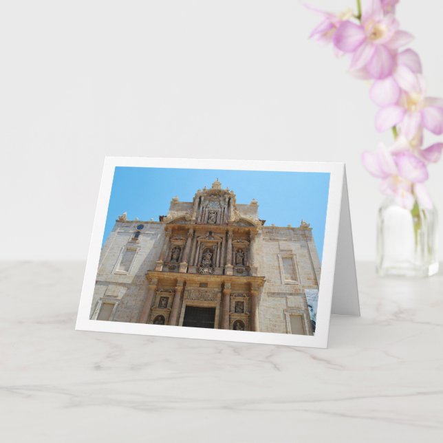 Tarjeta La Iglesia de la Asunción de Nuestra Señora, Lliri (Orquídea)