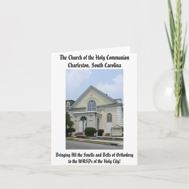 Tarjeta La Iglesia de la Santa Comunión (Anverso)