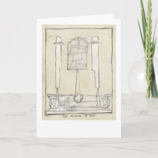 Tarjeta La ilusión de sí mismo. (Anverso)