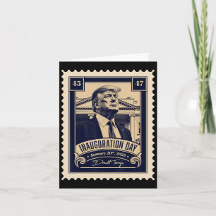 Tarjeta La inauguración del presidente Donald Trump en Pos