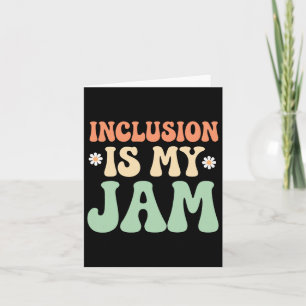 Tarjeta La inclusión es mi Jam Autism Awareness 1