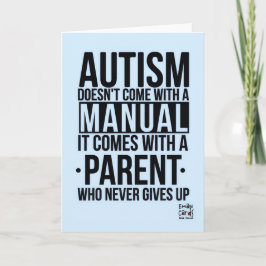 Tarjeta La inclusión importa - Autismo
