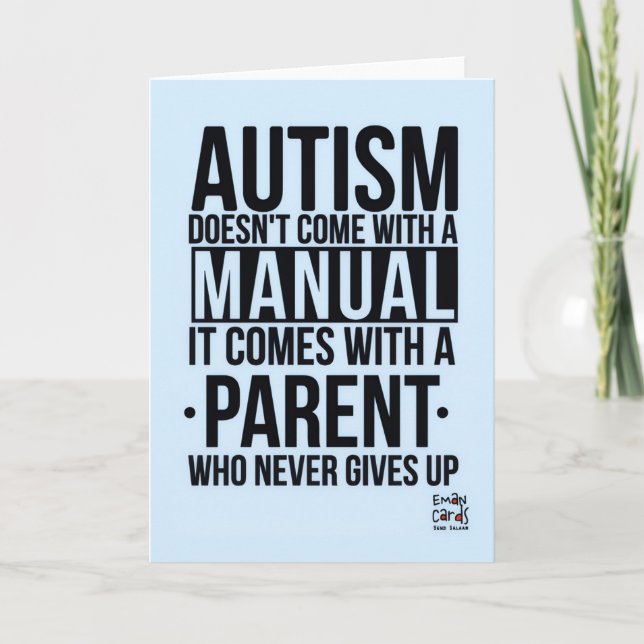 Tarjeta La inclusión importa - Autismo (Anverso)