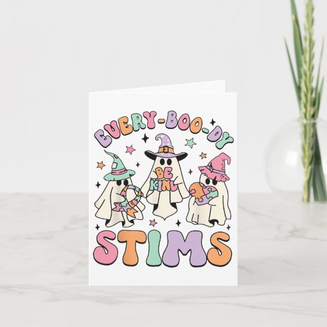 Tarjeta La inclusión no es curiosa ropa de Halloween Costu (Anverso)