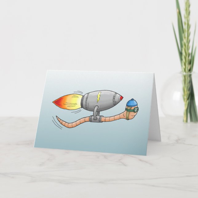 Tarjeta La Increíble Gusana Terrestre (Anverso)