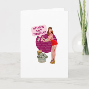 Tarjeta La inflación no es transitoria