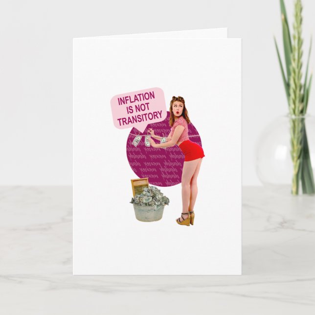Tarjeta La inflación no es transitoria (Anverso)