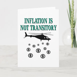 Tarjeta La inflación no es transitoria