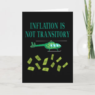 Tarjeta La inflación no es transitoria